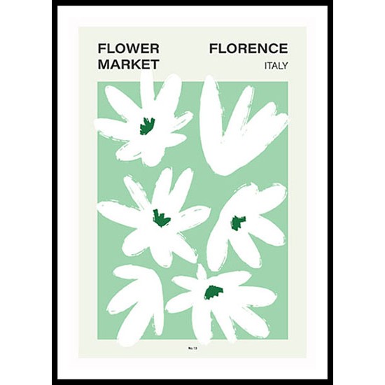 Abstract Flower Market Floral Wall Art Poster 11